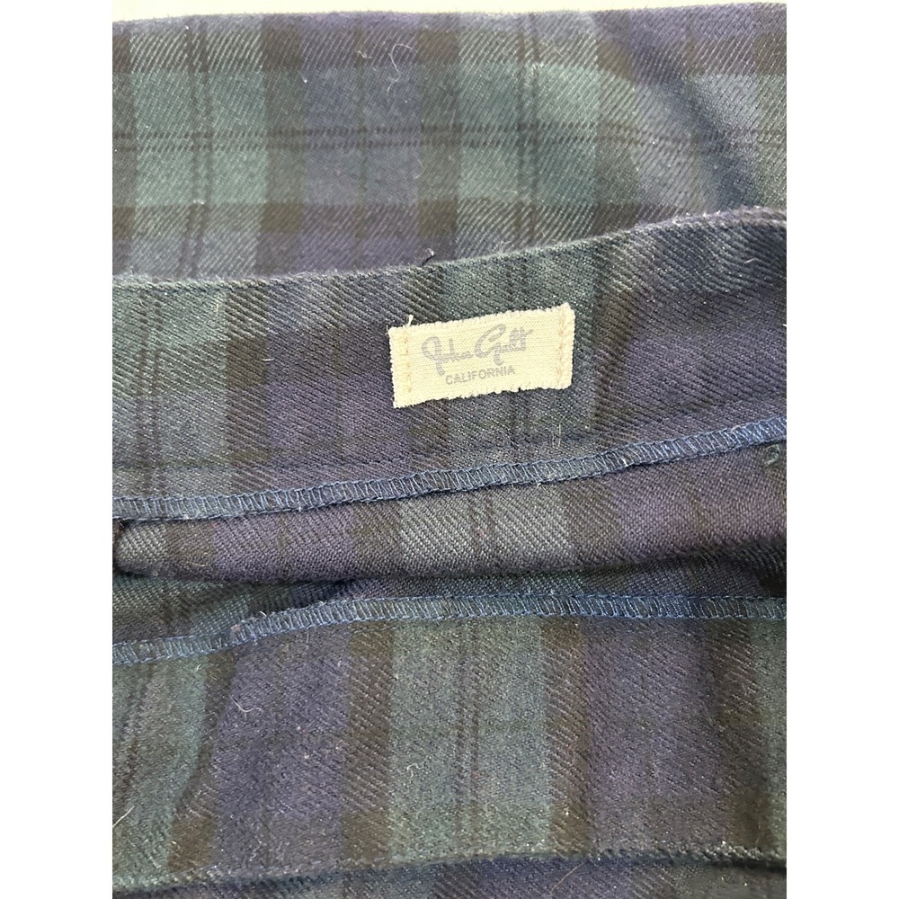 John Galt Womens Plaid Mini Skirt Night Watch Color Wrap Buckle Prep Small - Picture 3 of 4